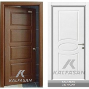 Kahverengi kapıyı Beyaza Boyama