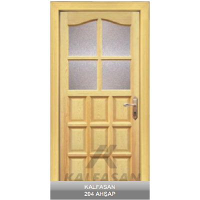 Ahşap Kapı Camlı 15