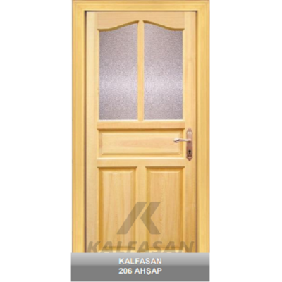 Ahşap Kapı Camlı 23